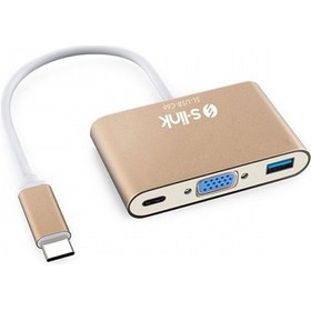 Resim S-LINK SL-USB-C66 0.15metre TYPE-C-USB 3.0_V A Çevirici Adaptör 