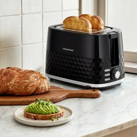Resim Morphy Richards - Hive Siyah 2 Bölme/2 Dilim Ekmek Kızartma Makinesi 