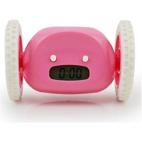 Resim Hombey Çocuklar İçin Karikatür Tasarımlı Koşan Alarm Saati - Yeni Nesil Fonksiyonel Elektronik Saat Pil İçermez 