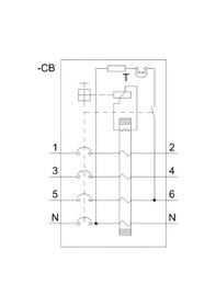 Resim Siemens 4x25a 30ma Kaçak Akım Rölesi 