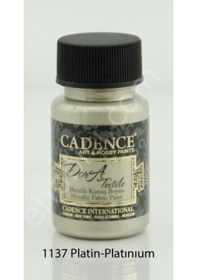 Resim 1137 Platin - Cadence Dora Metalik Kumaş Boyası 