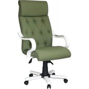 Resim Ofisel Girlandos Yönetici Koltuğu Makam Koltuğu Yeşil 