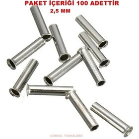 Resim Gwest İzolesiz Kablo Yüksüğü 2,5mm E 12mm 100 Li Pk. 