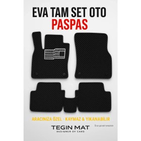 Resim Relive Baw1 Elektrikli 2023-2025 Aracınıza Özel Eva Paspas Siyah | Kaymaz ve Yıkanabilir Oto Paspas 