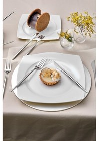 Resim Karaca Premium Jüpiter Platin 12 Kişilik 84 Parça Çatal Kaşık Bıçak Takımı Platin 