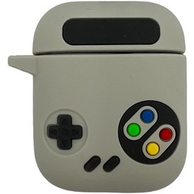 Resim Nettech Apple Uyumlu AirPods 2.nesil AirPods Gaming Arka Koruma Kılıf - Beyaz Beyaz 