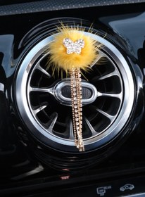 Resim TASARIM ARABAM ATİKE ELİF AKIN Sarı Tüylü Kelebek Klima Koku 