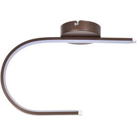 Resim Rodeo Modern Tasarım Yatak Odası - Salon - Mutfak Hol Kahverengi Renk Beyaz Ledli Led Avize Kahverengi 