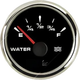 Resim Sealux Temiz Su Seviye Göstergesi 12V/24V 0-190 Ohm - Siyah 