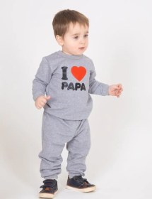 Resim Zajcık Rosa Ev Ve Kreş İçin Hafif Tüylü Spor Takımı 45302410 Gri 