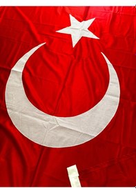 Resim Raşel Kumaş Türk Bayrağı 1. Kalite Kumaş Dikim 150x225 Cm 