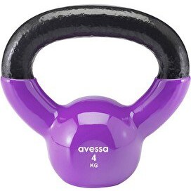 Resim Avessa 4 Kg Mor Kettlebell Çaydanlık Dambıl 