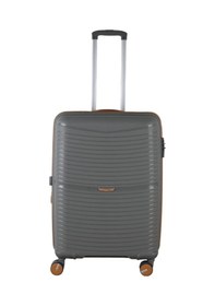 Resim V379 Aura Y.üretim Pp Valiz 65 Cm + 75 Cm Gri/hardal Set S24sy1000100-set 11156 Gri/hardal 