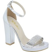 Resim Punto 448110 Kalın Topuk Taşlı Kadın Ayakkabı 