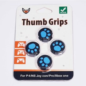 Resim Playstation 4 Analog Koruyucu Silikon Kılıf PS4 Analog Cap Grips PS4 Aksesuar 