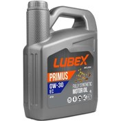 Resim Lubex Primus Ec 0W-30 Tam Sentetik Motor Yağı 4 L 