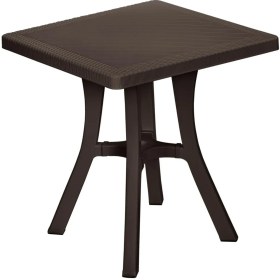 Resim Holiday Royal 70x70 Bahçe Ve Balkon Masası Acı Kahverengi 
