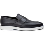 Resim Deery Hakiki Deri Gri Erkek Loafer Ayakkabı - 01960mgrıc01 Gri 