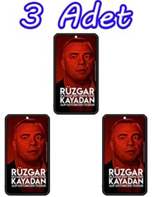 Resim 3 Adet İpli Asma Edho Desenli Oto Kokusu 