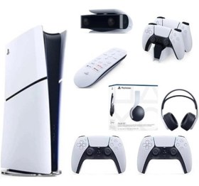 Resim Sony Playstation 5 Slim Digital YD + 2 Kol + Pulse 3D Kulaklık + Şarj İstasyonu + Kamera + Kumanda 