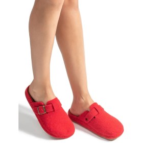 Resim Twigy Tuana Kadın,Garson Boy Ev Terliği Kırmızı 36/40 AA0196 