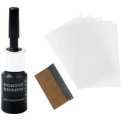 Resim Çatlaklar Giderildi Cam Tamir Kiti Ön Cam Tamir Sıvısı Oto Cam Nano Tamir Sıvıları Cam Düzeltici 3'lü Siyah 