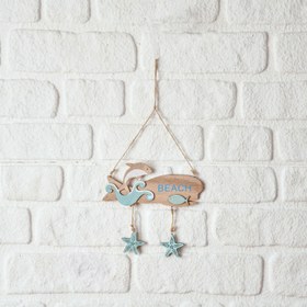 Resim KPM Dekoratif Blue Fish Duvar Süsü - 18 cm - Asorti 