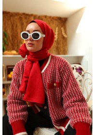 Resim Silk Home Deluxe Şal 40005-19 Kırmızı 