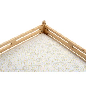 Resim Alphabed Pamuk Saten Çok Renkli Çocuk Çarşaf Seti 90x190cm 