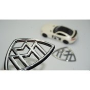 Resim Maybach Yan Kanatlar Krom Metal Logo Arma 