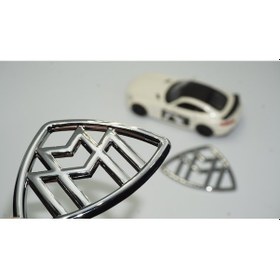 Resim Maybach Yan Kanatlar Krom Metal Logo Arma 