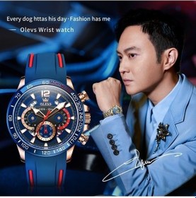 Resim Besthome1 Olevs 9936 Erkek Spor Saat, Çok Fonksiyonlu, Kuvars, Su Geçirmez, Siyah, Premium Teknoloji Ve Estetik Çok Renkli 