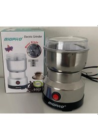 Resim Çelik Bıçaklı Baharat Kahve Öğütücü 630w 4 Bıçaklı Elektrikli Öğütücü Gümüş - Gri 