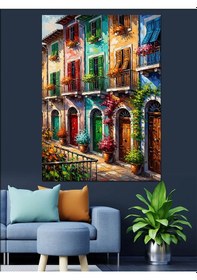 Resim Ahşap Tablo Altın Varaklı Kabartma Güller Panosu 