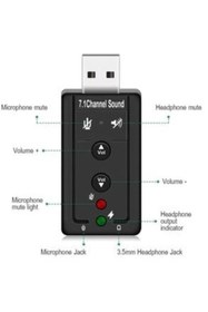 Resim Genel Markalar Hadron Hn4177 7.1 Usb Ses Kartı Usb Sound Adapter 
