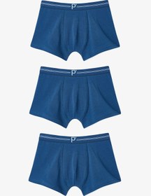 Resim Penti Koyu Mavi Erkek Çocuk Navy 3lü Boxer 