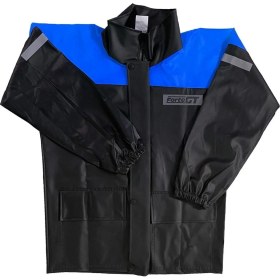 Resim ForteGT Forte GT 1134 PVC Reflektörlü Yağmurluk Alt-Üst Takım Siyah Sarı 