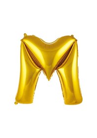 Resim 40" Folyo Harf 100cm "m" Gold / Altın Altın 