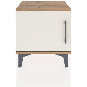 Resim Arges Komodin Tek Raflı Tek Kapaklı 44x30x48 Çam-aytaşı Çam 