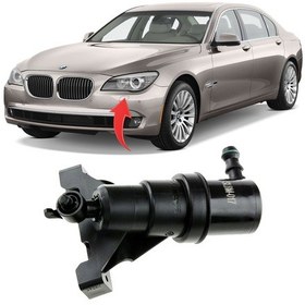 Resim Bmw 7 Serisi E65 Far Yıkama Robotu Sol 2005-2008 61677137401 
