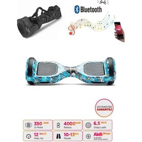 Resim Citymate Hoverboard 6.5 inch Elektrikli Kaykay Scooter Bluetooth Hoparlörlü Çanta Hediye D20 