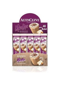 Resim Altıncezve 3ü 1 Arada Üçü Bir Arada White Mocha Beyaz Çikolata Aromalı Tek İçimlik 40 x 17 G 