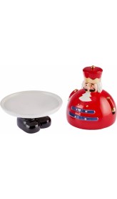 Resim Karaca New Year Yılbaşı Rölyefli Kurşun Asker Kek Standı 22 cm 