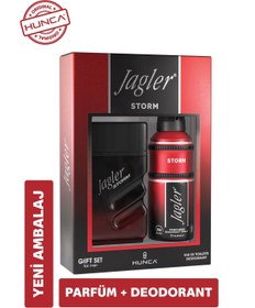 Resim Jagler Storm Erkek Parfüm Seti (EDT 90 ML & DEODORANT 150 ML) 