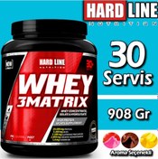 Resim Hardline Protein Tozu Whey 3 Matrix 908 Gr 30 Servis 4 Aromalı-(458474674)) 