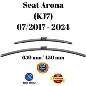 Resim Seat Arona Kj7 2017 2018 2019 2020 2021 2022 2023 2024 Uyumlu Ön Cam Muz Tipi Silecek Süpürgesi Seti 650/450mm Silbak 