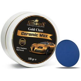 Resim Altınoran Altın Oran Gold Class Seramik Wax Krem Cila Boya Koruma 100 GR Sünger & Bez Hediyeli 