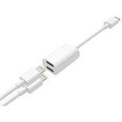 Resim Techmaster Iphone 7 8 Plus X Xr Xs Xs Max Kulaklık Şarj Girişi 2in1 Adaptör Techmaster