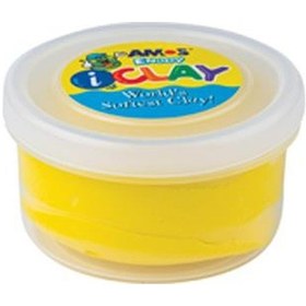 Resim Amos İ Clay Zıplayan Oyun Hamuru Proje Oyun Hamuru 6 Renk 6x30gr Çok Renkli 