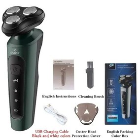 Resim Yeni 9d Elektrikli Tıraş Makinesi Usb Araç Monte Yüksek Güç Tam 8 Saat 
